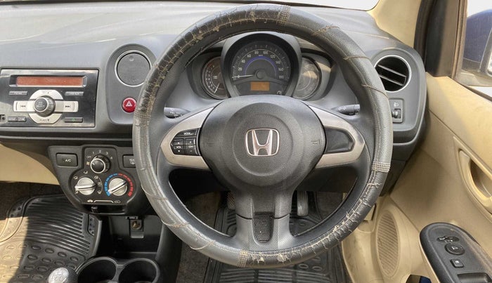 2015 Honda Brio S MT, Petrol, Manual, 38,224 km, Steering Wheel Close Up