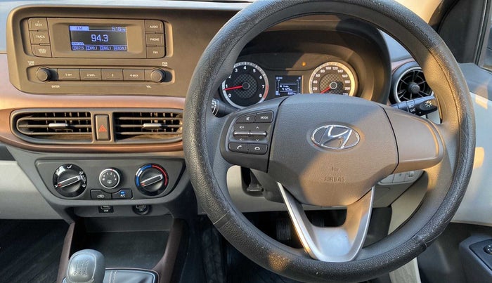 2022 Hyundai AURA S 1.2 CNG, CNG, Manual, 6,800 km, Steering Wheel Close Up
