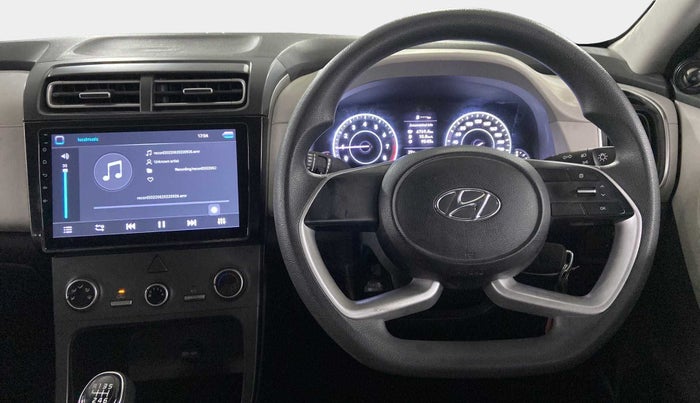 2021 Hyundai Creta E 1.5 PETROL, Petrol, Manual, 12,582 km, Steering Wheel Close Up