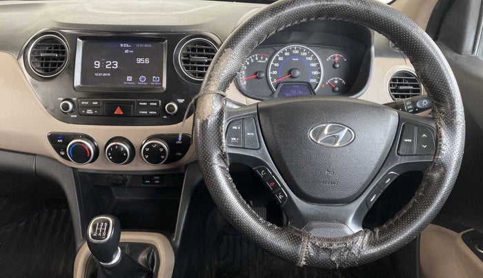 2018 Hyundai Grand i10 SPORTZ 1.2 KAPPA VTVT, Petrol, Manual, 78,908 km, Steering Wheel Close Up