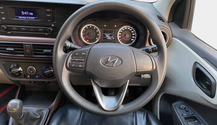2021 Hyundai AURA S 1.2, Petrol, Manual, 17,499 km, Steering Wheel Close Up