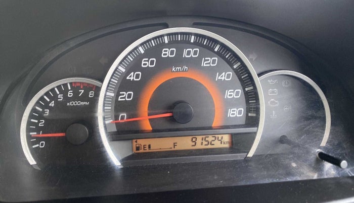 2016 Maruti Wagon R 1.0 VXI, Petrol, Manual, 91,514 km, Odometer Image