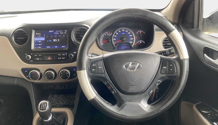 2017 Hyundai Grand i10 SPORTZ (O) 1.2 KAPPA VTVT, Petrol, Manual, 41,611 km, Steering Wheel Close Up