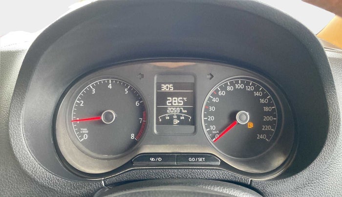 2021 Volkswagen Polo TRENDLINE 1.0L, Petrol, Manual, 20,595 km, Odometer Image