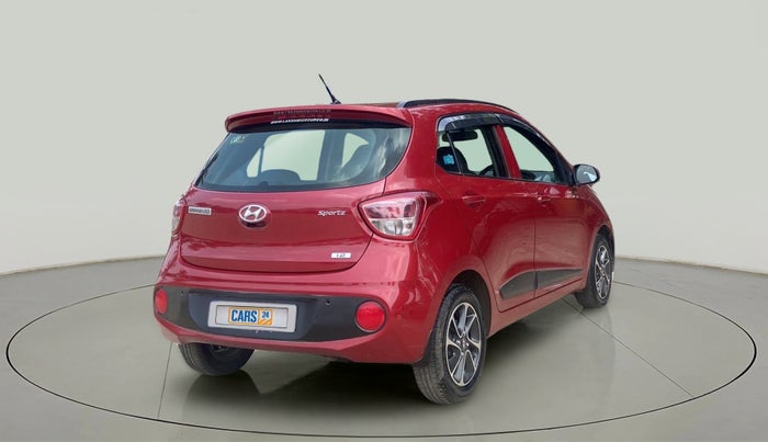 2019 Hyundai Grand i10 SPORTZ AT 1.2 KAPPA VTVT, Petrol, Automatic, 23,193 km, Right Back Diagonal
