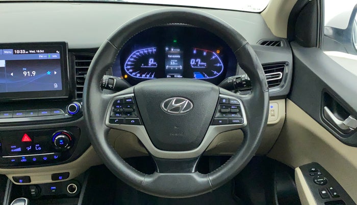 2020 Hyundai Verna SX (O) 1.5 CRDI AT, Diesel, Automatic, 91,343 km, Steering Wheel Close Up