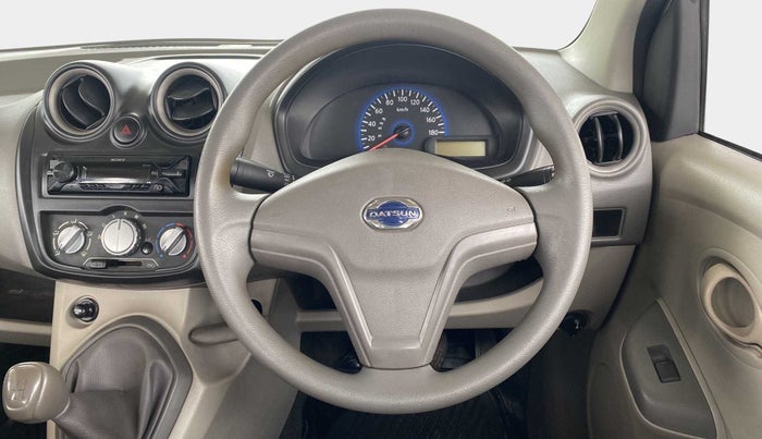 2014 Datsun Go T, Petrol, Manual, 22,513 km, Steering Wheel Close Up