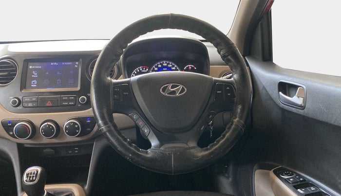 2018 Hyundai Grand i10 SPORTZ 1.2 KAPPA VTVT, Petrol, Manual, 23,976 km, Steering Wheel Close Up