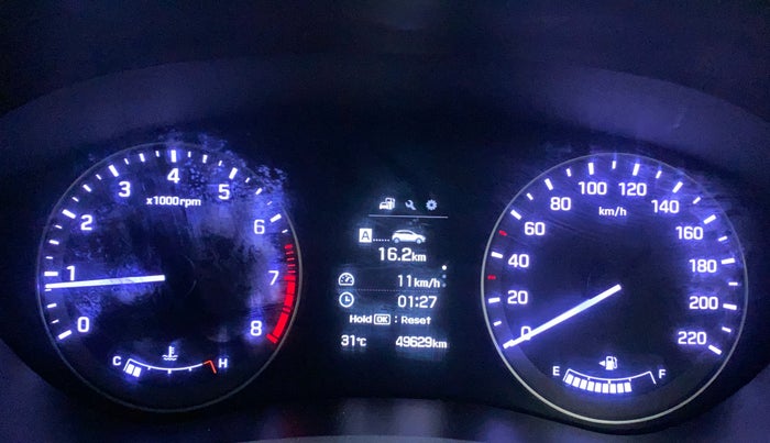 2016 Hyundai Elite i20 ASTA 1.2 (O), Petrol, Manual, 49,629 km, Odometer Image