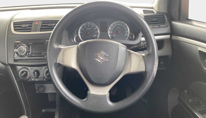 2014 Maruti Swift VXI, Petrol, Manual, 92,314 km, Steering Wheel Close Up