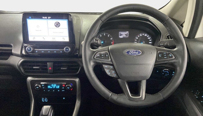 2018 Ford Ecosport TITANIUM + 1.5L PETROL AT, Petrol, Automatic, 25,329 km, Steering Wheel Close Up