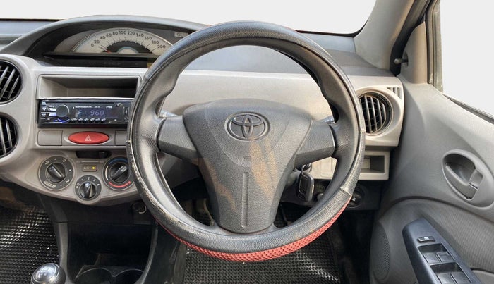 2011 Toyota Etios G, Petrol, Manual, 29,204 km, Steering Wheel Close Up