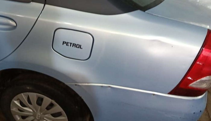 2011 Toyota Etios G, Petrol, Manual, 29,204 km, Left quarter panel - Slightly dented