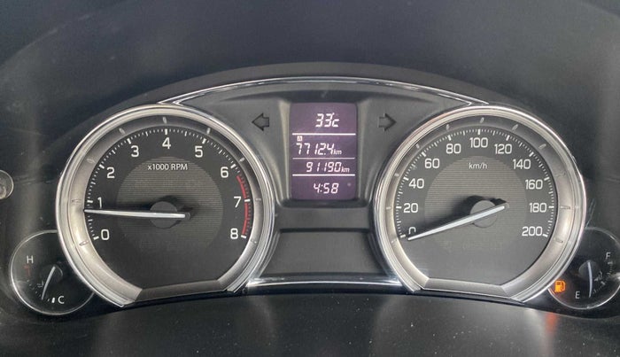 2015 Maruti Ciaz VXI+, Petrol, Manual, 91,188 km, Odometer Image