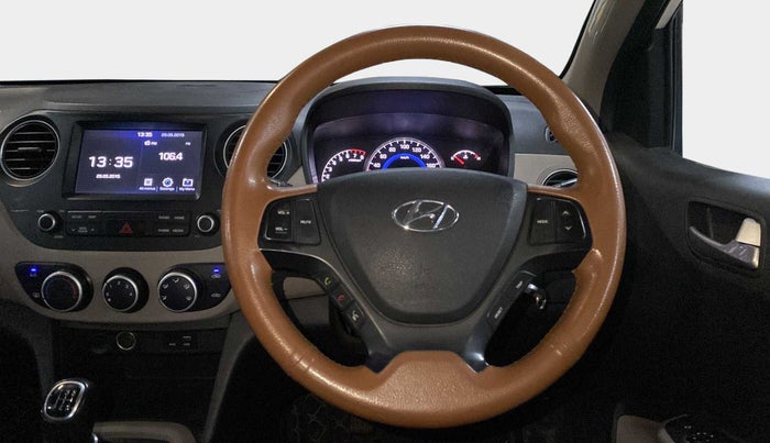 2019 Hyundai Grand i10 SPORTZ 1.2 KAPPA VTVT, Petrol, Manual, 26,452 km, Steering Wheel Close Up