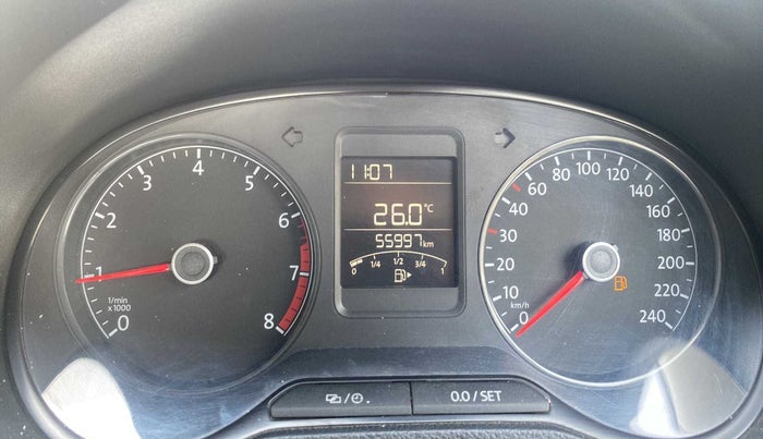 2018 Volkswagen Ameo TRENDLINE 1.0L, CNG, Manual, 55,985 km, Odometer Image
