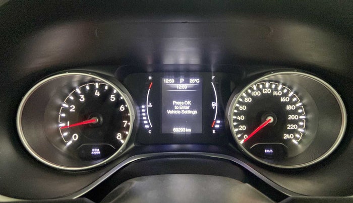 2019 Jeep Compass LIMITED PLUS PETROL AT, Petrol, Automatic, 69,292 km, Odometer Image