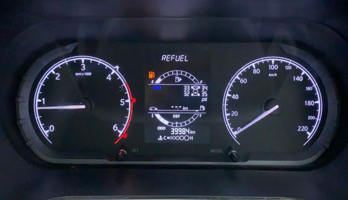 2022 Tata Safari XT PLUS, Diesel, Manual, 39,984 km, Odometer Image