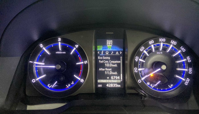 2019 Toyota Innova Crysta 2.8 ZX AT 7 STR, Diesel, Automatic, 42,834 km, Odometer Image