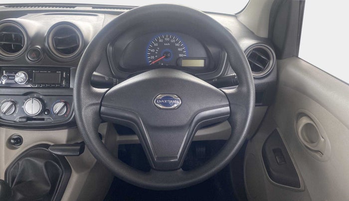 2016 Datsun Go T, Petrol, Manual, 85,777 km, Steering Wheel Close Up