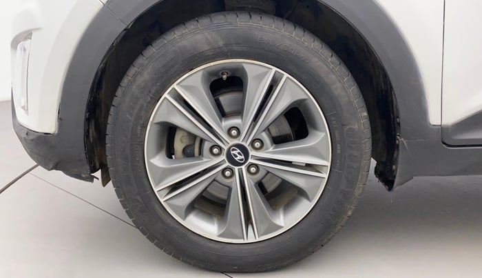 2018 Hyundai Creta SX PLUS AT 1.6 PETROL, Petrol, Automatic, 79,499 km, Left Front Wheel