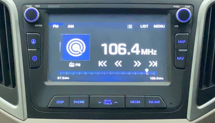 2018 Hyundai Creta SX PLUS AT 1.6 PETROL, Petrol, Automatic, 79,499 km, Infotainment System