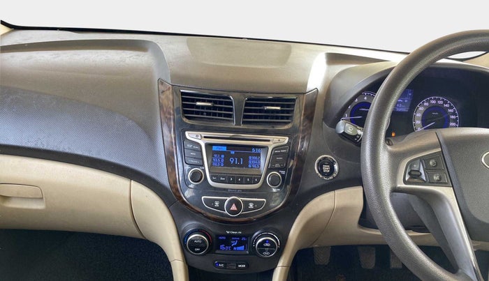 2015 Hyundai Verna FLUIDIC 4S 1.6 VTVT S(O), Petrol, Manual, 26,797 km, Air Conditioner