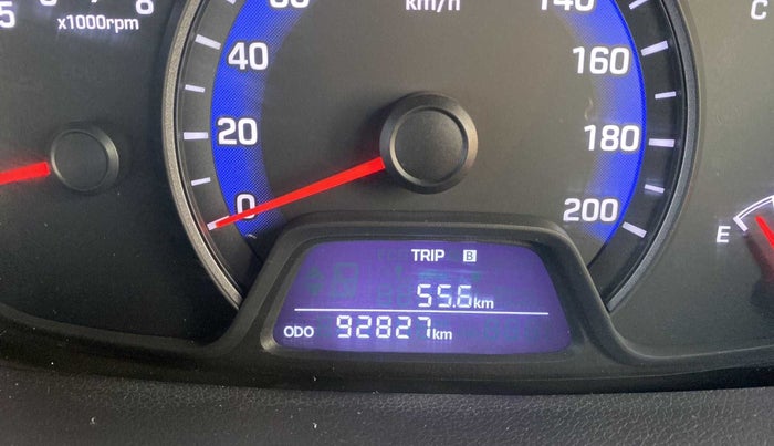 2014 Hyundai Xcent S (O) 1.2, Petrol, Manual, 92,812 km, Odometer Image