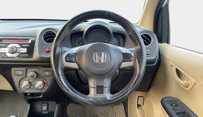 2015 Honda Brio S MT, Petrol, Manual, 51,242 km, Steering Wheel Close Up