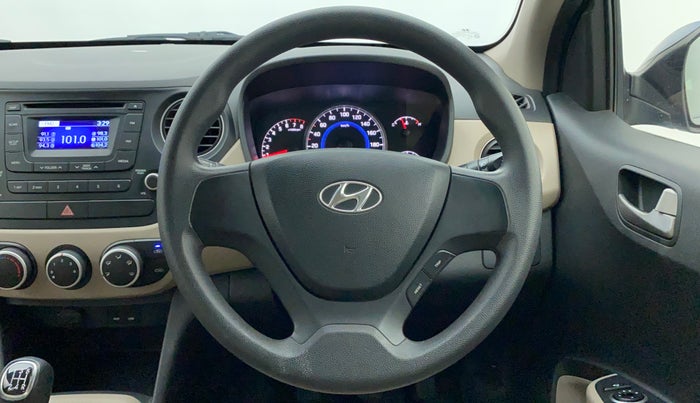 2014 Hyundai Grand i10 SPORTZ 1.2 KAPPA VTVT, Petrol, Manual, 62,513 km, Steering Wheel Close Up