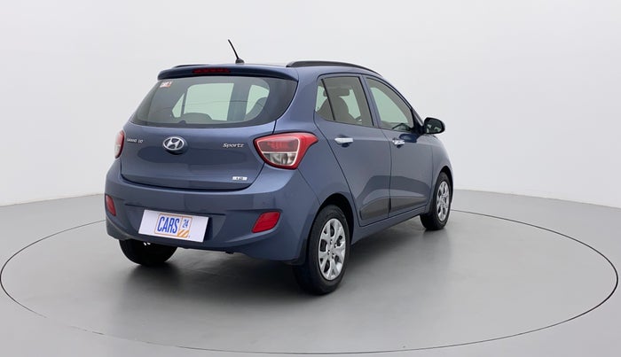 2014 Hyundai Grand i10 SPORTZ 1.2 KAPPA VTVT, Petrol, Manual, 62,513 km, Right Back Diagonal