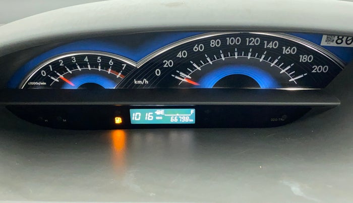 2016 Toyota Etios Liva V, Petrol, Manual, 66,798 km, Odometer Image