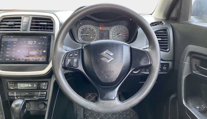 2021 Maruti Vitara Brezza VXI AT SHVS, Petrol, Automatic, 47,695 km, Steering Wheel Close Up