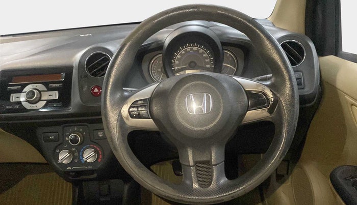 2014 Honda Brio S MT, Petrol, Manual, 56,786 km, Steering Wheel Close Up