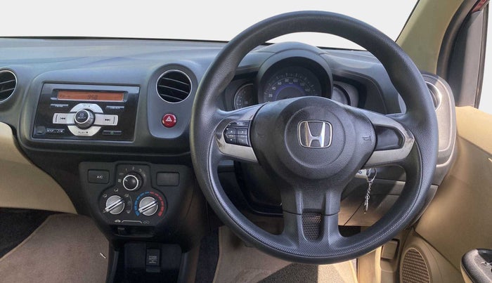 2015 Honda Amaze 1.2L I-VTEC S, Petrol, Manual, 83,797 km, Steering Wheel Close Up