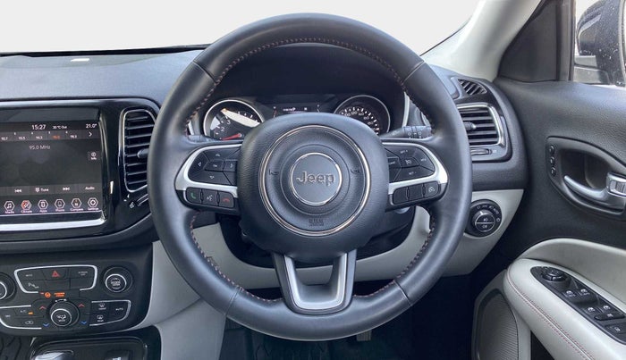 2020 Jeep Compass LIMITED PLUS PETROL AT, Petrol, Automatic, 30,131 km, Steering Wheel Close Up