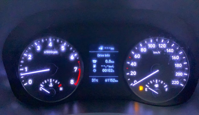 2019 Hyundai Verna 1.6 VTVT SX O, CNG, Manual, 61,381 km, Odometer Image