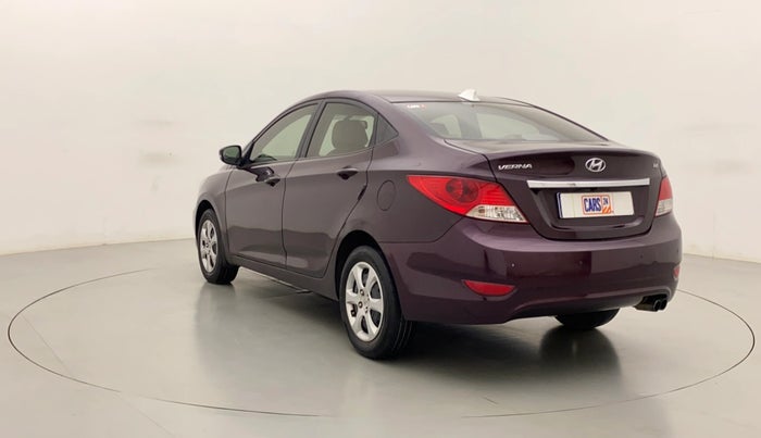 2014 Hyundai Verna FLUIDIC 1.6 CRDI EX, Diesel, Manual, 1,00,258 km, Left Back Diagonal