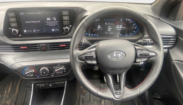 2022 Hyundai NEW I20 N LINE N6 1.0 TURBO GDI IMT, Petrol, Manual, 17,081 km, Steering Wheel Close Up