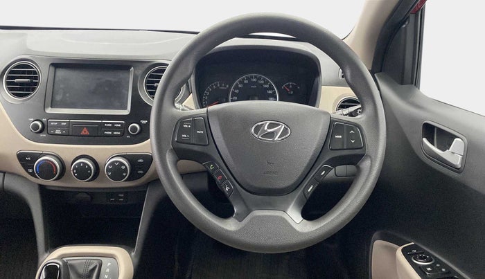 2018 Hyundai Grand i10 SPORTZ (O) AT 1.2 KAPPA VTVT, Petrol, Automatic, 49,452 km, Steering Wheel Close Up