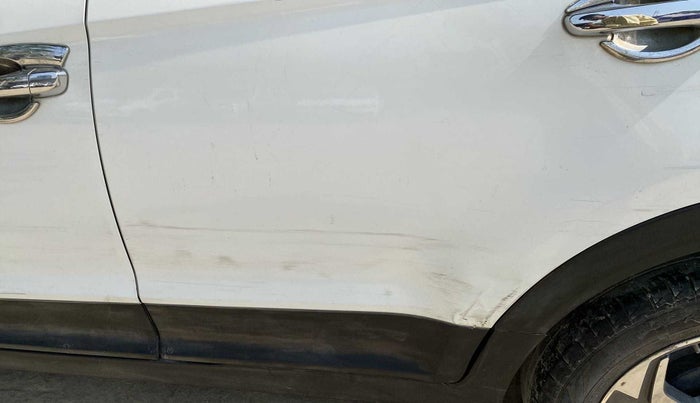 2019 Hyundai Creta SX SPORTS EDITION 1.6 PETROL DUAL TONE, Petrol, Manual, 95,046 km, Rear left door - Minor scratches