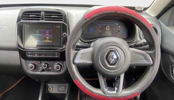 2020 Renault Kwid RXT 1.0 AMT (O), Petrol, Automatic, 18,002 km, Steering Wheel Close Up