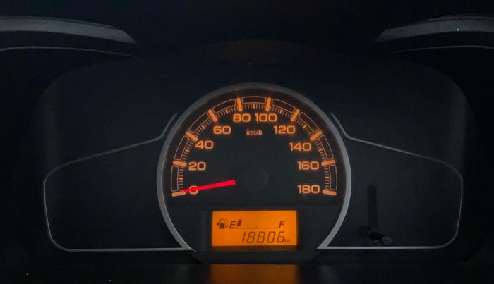 2019 Maruti Alto VXI, Petrol, Manual, 18,806 km, Odometer Image