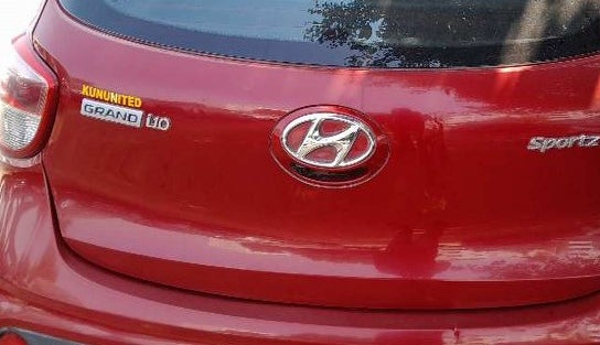 2018 Hyundai Grand i10 SPORTZ 1.2 KAPPA VTVT, Petrol, Manual, 23,211 km, Dicky (Boot door) - Slightly dented