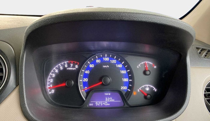 2015 Hyundai Xcent S 1.2, CNG, Manual, 92,616 km, Odometer Image