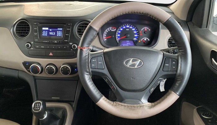 2015 Hyundai Xcent S 1.2, CNG, Manual, 92,509 km, Steering Wheel Close Up