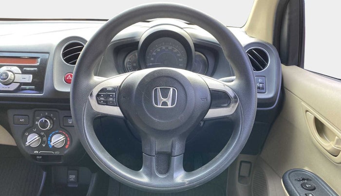 2015 Honda Brio S MT, Petrol, Manual, 32,846 km, Steering Wheel Close Up