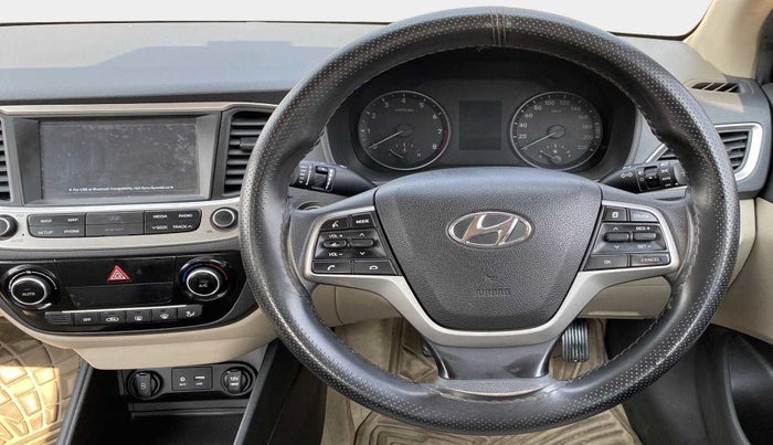 2019 Hyundai Verna 1.6 VTVT SX, Petrol, Manual, 25,299 km, Steering Wheel Close Up