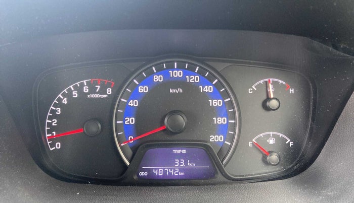 2014 Hyundai Xcent S 1.2, CNG, Manual, 48,719 km, Odometer Image