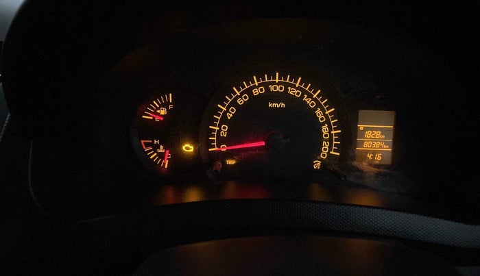 2013 Maruti Swift LXI, CNG, Manual, 80,668 km, Instrument cluster - MIL light  due to CNG outside fitment